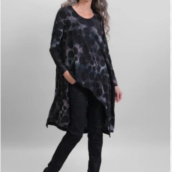 Alembika Echo Dot Asymmetrical Tunic - Picture 1 of 8